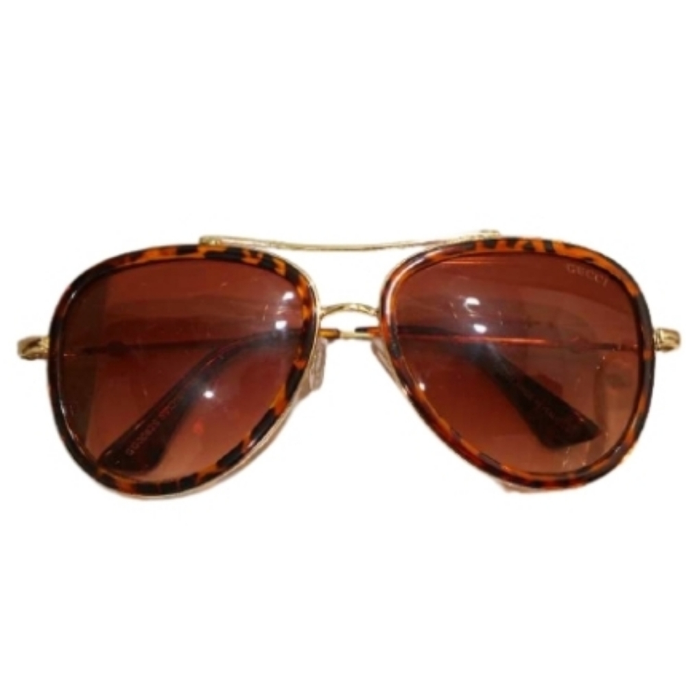 *GUCCI* LEOPARD/CHEETAH PRINTS AVAITOR SUNGLASSES